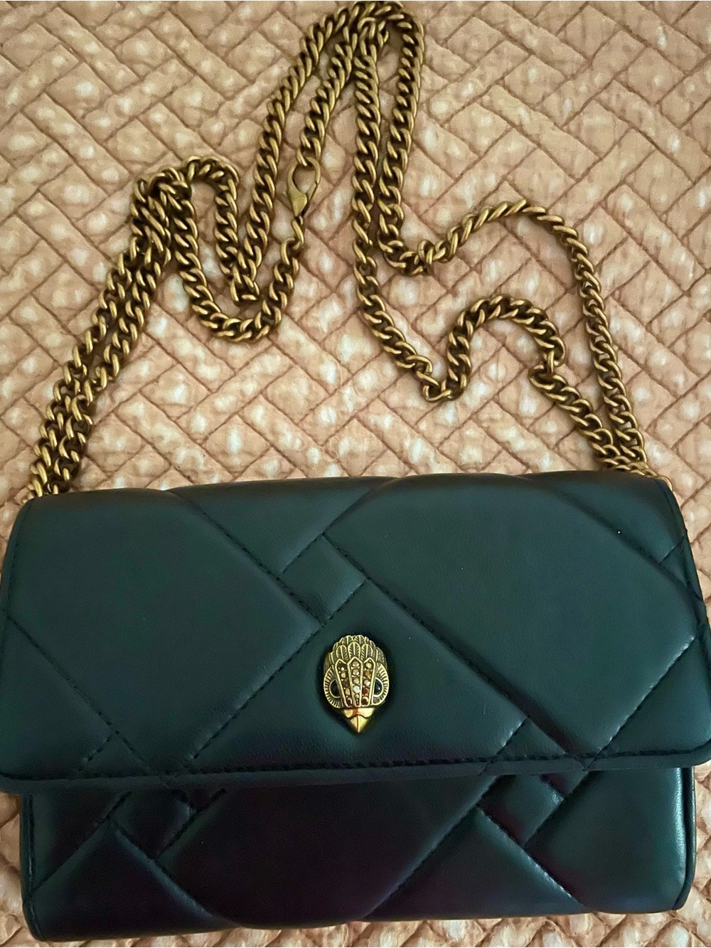 KURT GEIGER  Kensington Leather Mini Crossbody Bag
